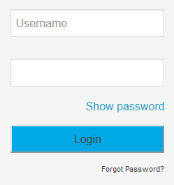Login web page